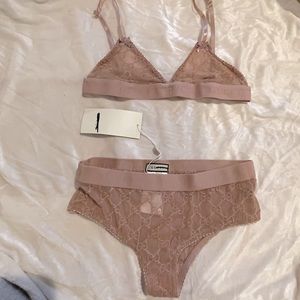 Boutique Inspired Lingerie Set Dusty Rose